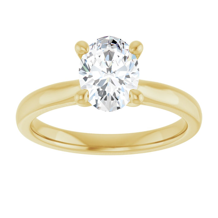 14K Yellow | Oval