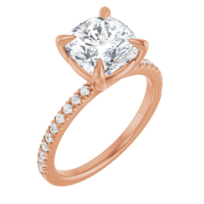14K Rose | Cushion