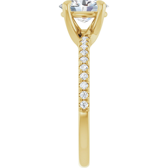 14K Yellow | Oval