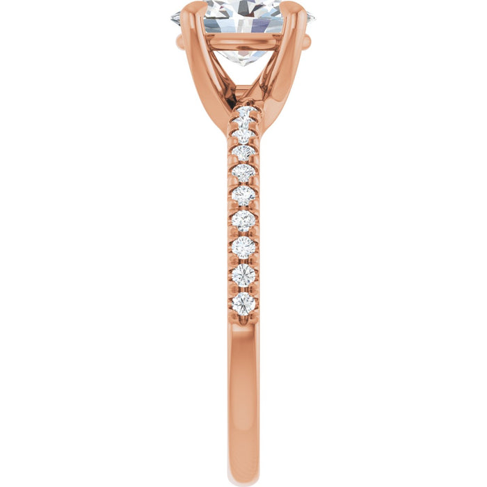 14K Rose | Oval