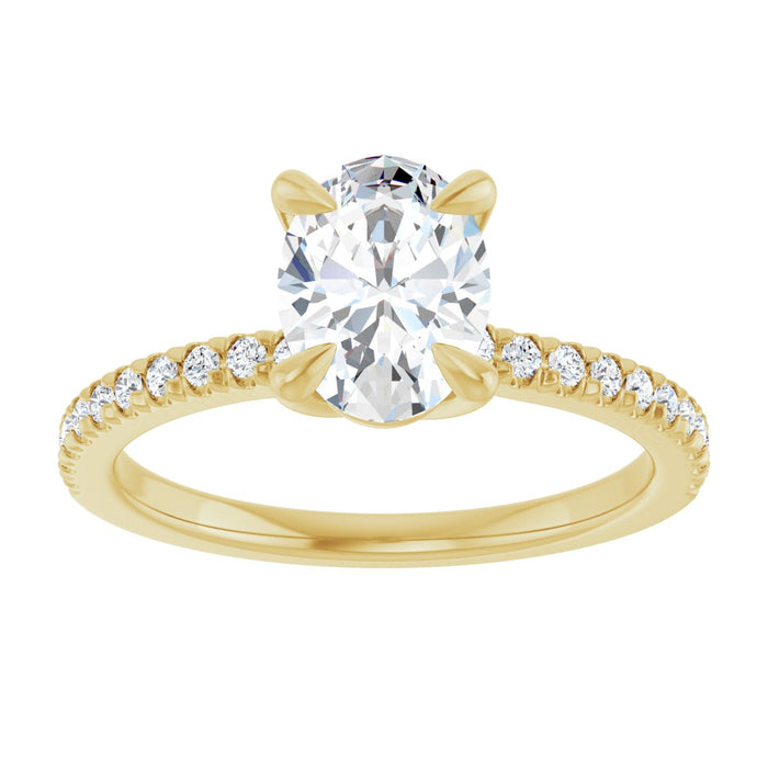 14K Yellow | Oval