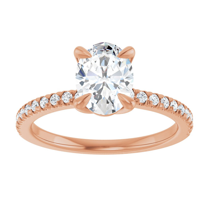 14K Rose | Oval