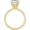 14K Yellow | Cushion