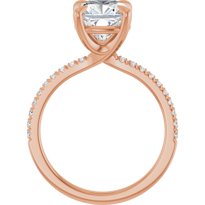 14K Rose | Cushion
