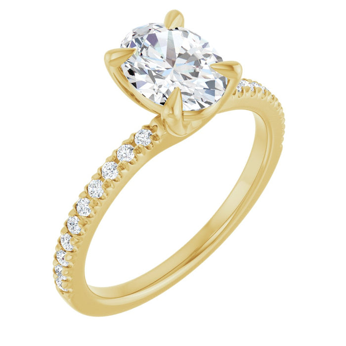 14K Yellow | Oval