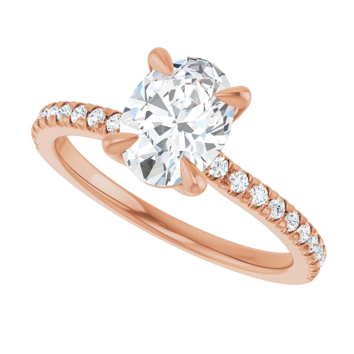 14K Rose | Oval