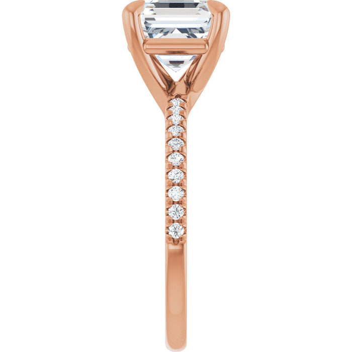 14K Rose | Asscher