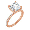 14K Rose | Asscher