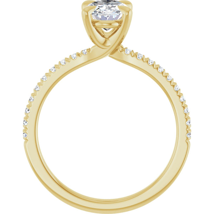 14K Yellow | Oval