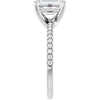 14K White | Emerald