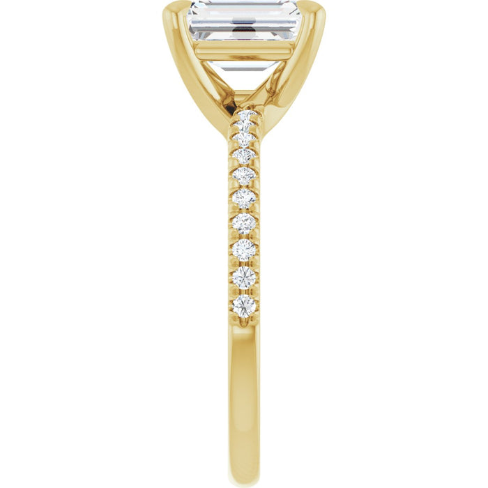 14K Yellow | Emerald