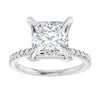 14K White | Square