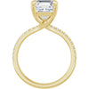 14K Yellow | Asscher