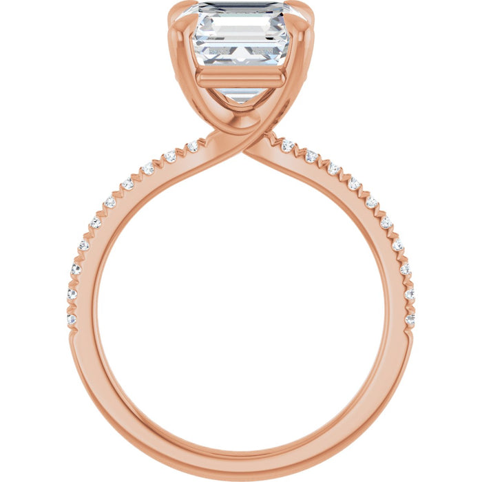 14K Rose | Asscher