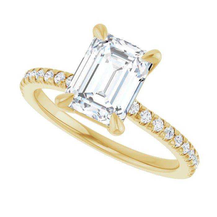 14K Yellow | Emerald