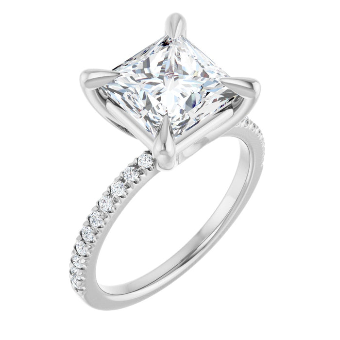 14K White | Square