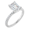 14K White | Emerald
