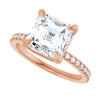 14K Rose | Asscher