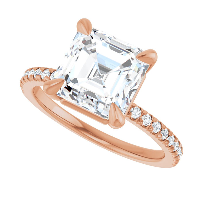 14K Rose | Asscher
