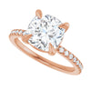 14K Rose | Cushion