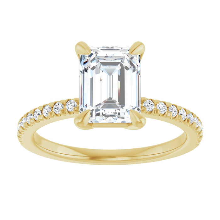 14K Yellow | Emerald