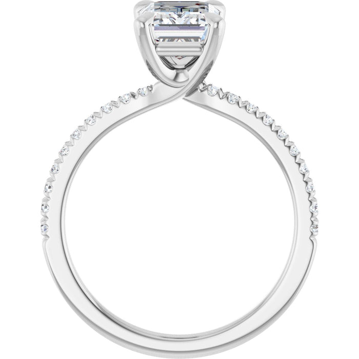 14K White | Emerald