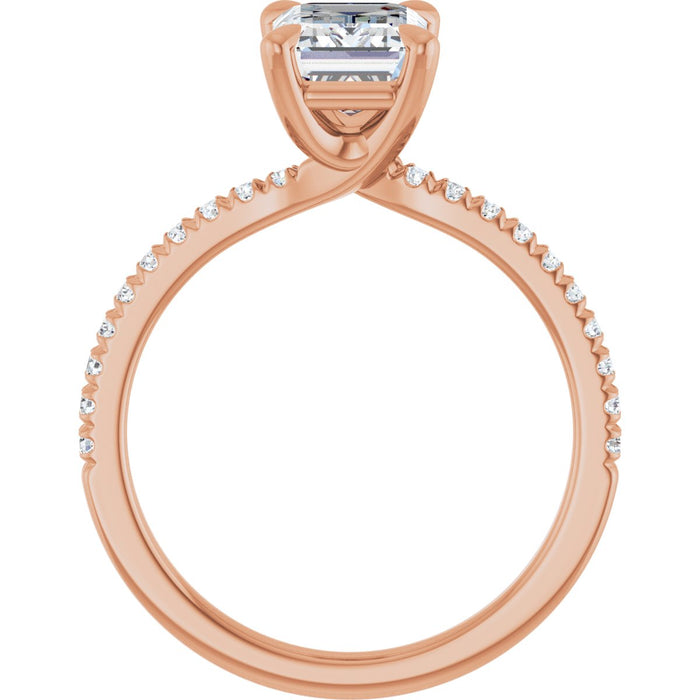 14K Rose | Emerald