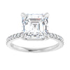 14K White | Asscher