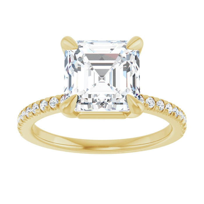 14K Yellow | Asscher