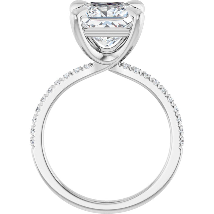 14K White | Square