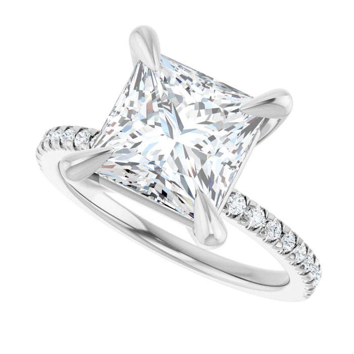 14K White | Square