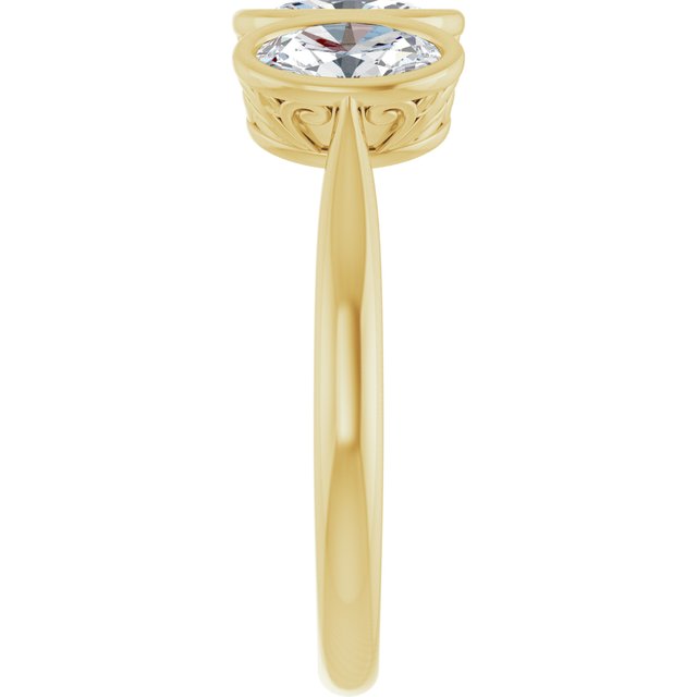 Natural Diamond | Oval | 6 x 4mm | Lab-Grown Diamond | Oval | 6 x 4mm