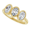 Natural Diamond | Oval | 6 x 4mm | Lab-Grown Diamond | Oval | 6 x 4mm