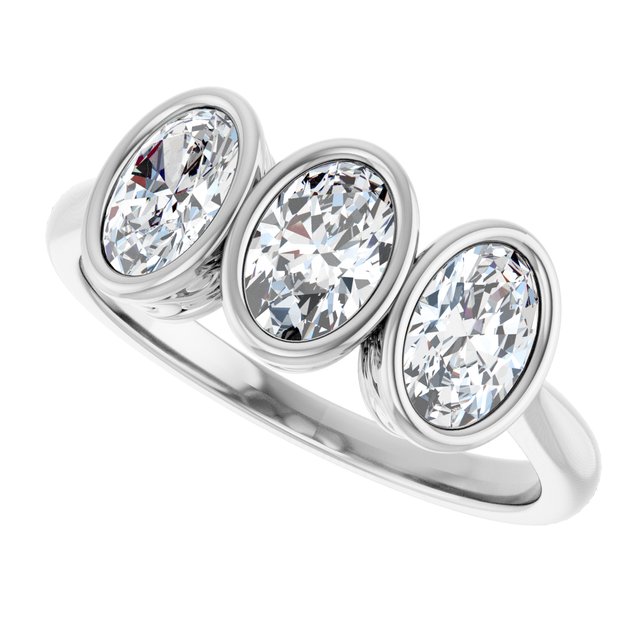 Natural Diamond | Oval | 6 x 4mm | Lab-Grown Diamond | Oval | 6 x 4mm