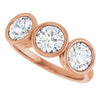 Natural Diamond | Round | 5.5mm | Lab-Grown Diamond | Round | 5.5mm