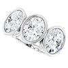 Natural Diamond | Oval | 8 x 6mm | Lab-Grown Diamond | Oval | 8 x 6mm