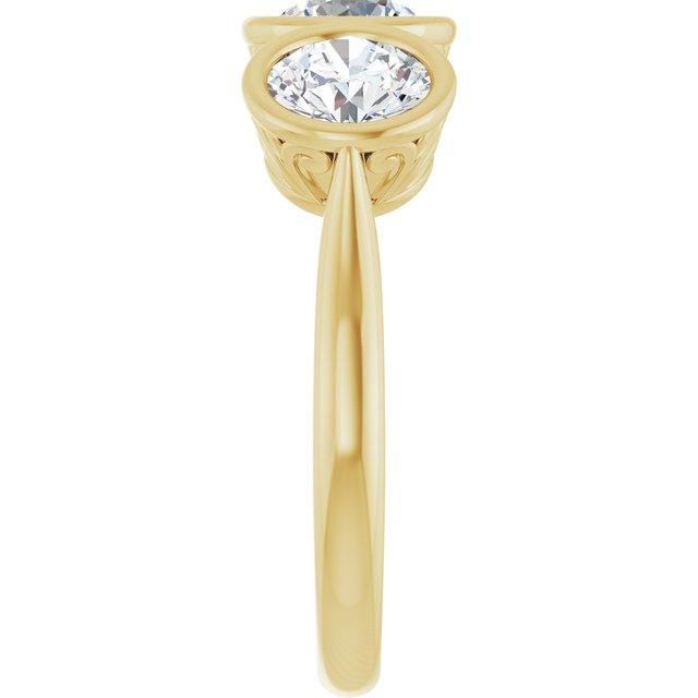 Natural Diamond | Round | 5.5mm | Lab-Grown Diamond | Round | 5.5mm