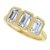 Natural Diamond | Emerald | 6 x 4mm | Lab-Grown Diamond | Emerald | 6 x 4mm