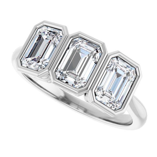Natural Diamond | Emerald | 6 x 4mm | Lab-Grown Diamond | Emerald | 6 x 4mm