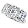 Natural Diamond | Emerald | 7 x 5mm | Lab-Grown Diamond | Emerald | 7 x 5mm
