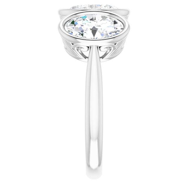 Natural Diamond | Oval | 8 x 6mm | Lab-Grown Diamond | Oval | 8 x 6mm