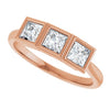 Natural Diamond | Square | 3.5 x 3.5mm | Lab-Grown Diamond | Square | 3.5 x 3.5mm