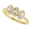 Natural Diamond | Oval | 5 x 3mm | Lab-Grown Diamond | Oval | 5 x 3mm