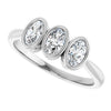Natural Diamond | Oval | 5 x 3mm | Lab-Grown Diamond | Oval | 5 x 3mm