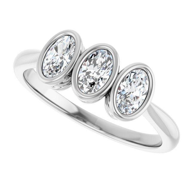 Natural Diamond | Oval | 5 x 3mm | Lab-Grown Diamond | Oval | 5 x 3mm
