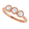 Natural Diamond | Round | 3.4mm | Lab-Grown Diamond | Round | 3.4mm