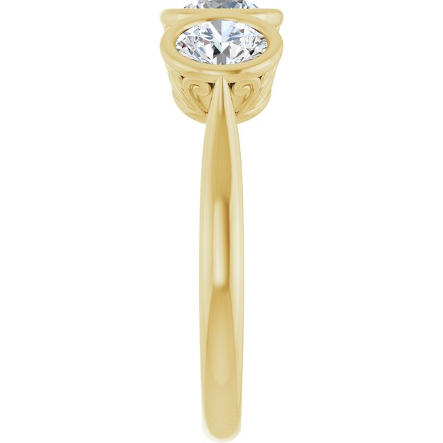 Natural Diamond | Round | 4.8mm | Lab-Grown Diamond | Round | 4.8mm