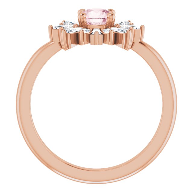Natural Pink Morganite | Round | 5mm