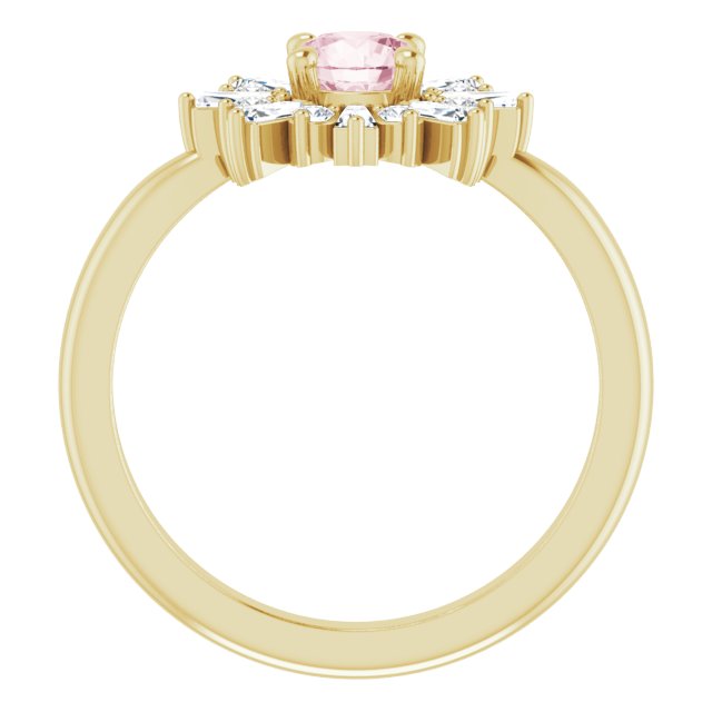 Natural Pink Morganite | Round | 5mm