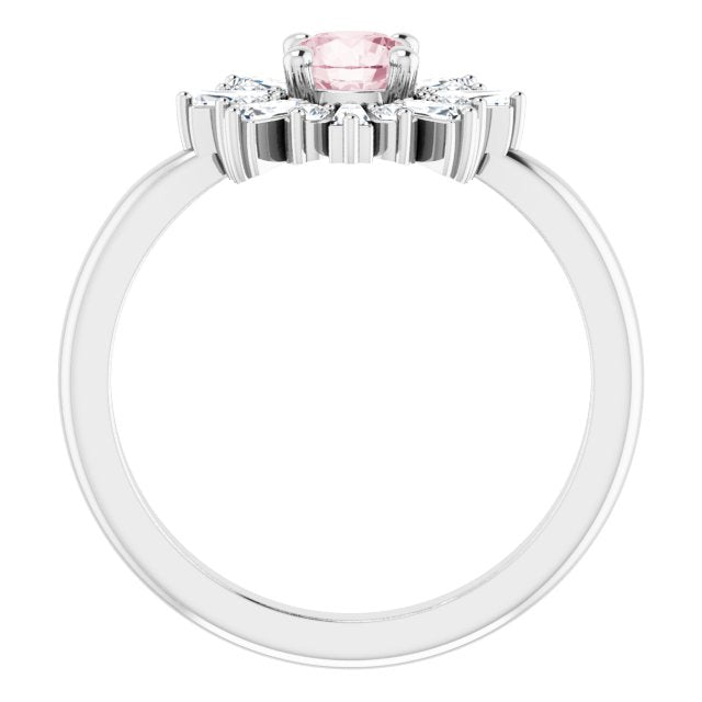 Natural Pink Morganite | Round | 5mm